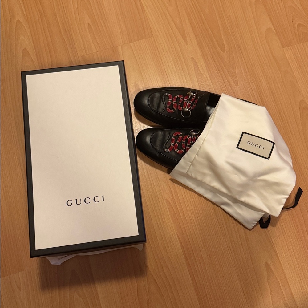 Men’s Gucci Brixton “Snake” Loafers - Picture 10 of 12